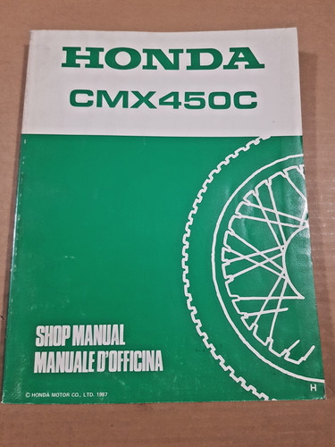 Manuale officina honda - d'officina, cmx
