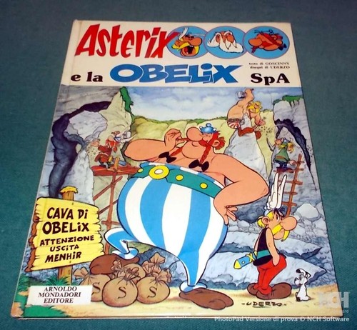 Cartonato asterix la obelix - "asterix,