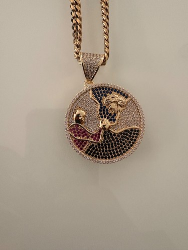 Pendant 14k gold plated - pendant,