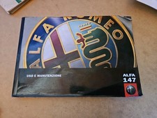 Alfa Romeo 147 Manuale Di Istruzioni Uso Manutenzione It 07/2007