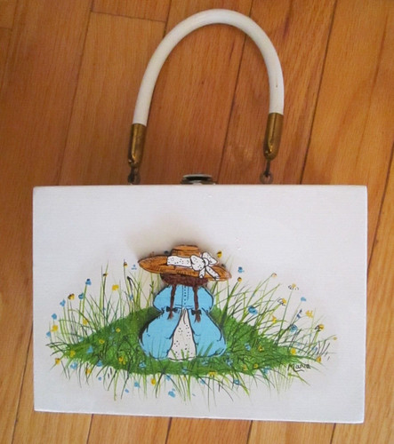 Borsa vintage legno holly - vintage,