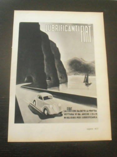 1936 lubrificanti olio fiat - 1936,