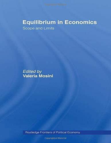 Equilibrium economics - equilibrium, in