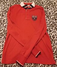 HENRY LLOYD TAGLIA S COLORE Rossa MAGLIA POLO  MANICA LUNGA DA UOMO 
