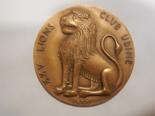 Medaglia xxv lions - medaglia, udine