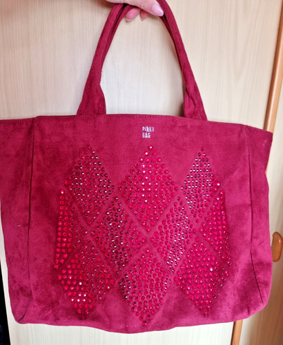 Borsa shopper pinko con - borsa,