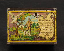 Antica Scatola Latta Polvere