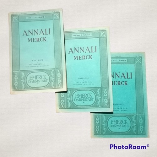 Annali merck libri vecchi - merck,