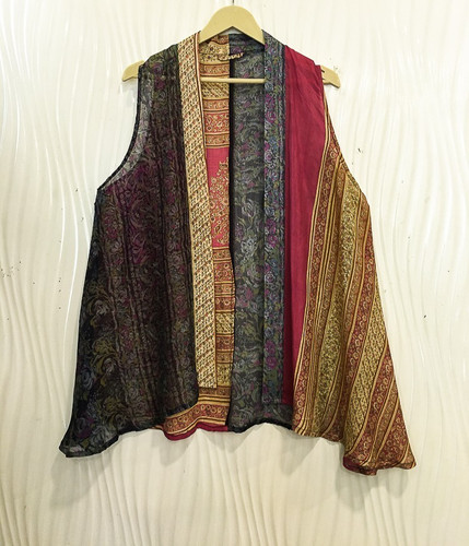 Giacca corta kimono senza