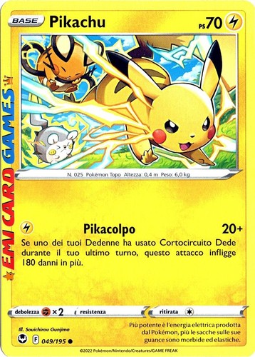 Pikachu 049 195 comune ita - -,