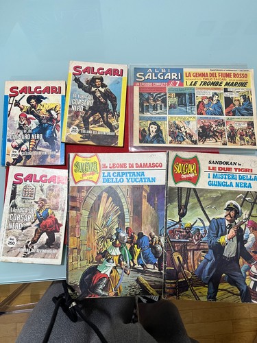 Lotto fumetti vintage salgari - lotto,