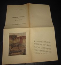 1945 Studio d'Arte Palma  Omaggio a Giorgio Morandi Roma Raro invito mostra