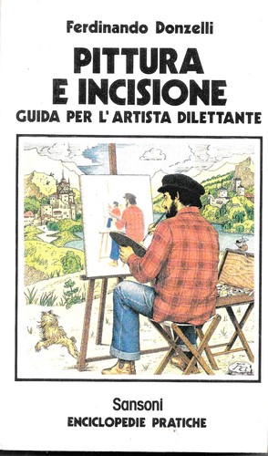 Pittura incisione guida - e, per
