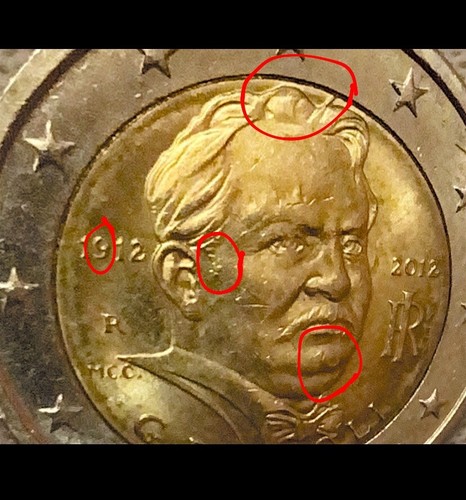 Moneta commemorativa euro - moneta,