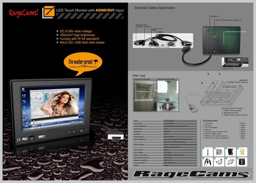 Monitor impermeabile hd - impermeabile,