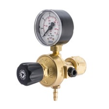RIDUTTORE PRESSIONE CO2 OXYTURBO SALDATRICE TIG/MIG ITALI 1MANOMETRO AP 255100