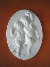 BASSORILIEVO IN GESSO BIANCO