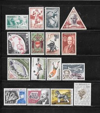 MONACO 16 NUOVI/* MH e NUOVI/** MNH  (numeri in descrizione) 1948/1974 lot lotto