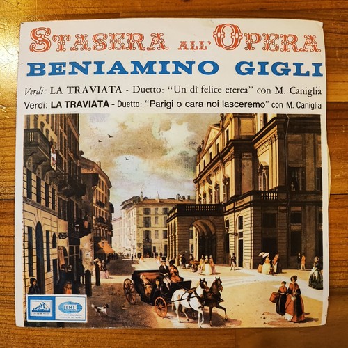 Beniamino gigli stasera - gigli,