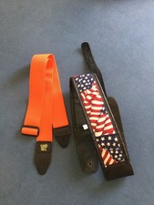 tracolla chitarra in vera pelle con inserto 