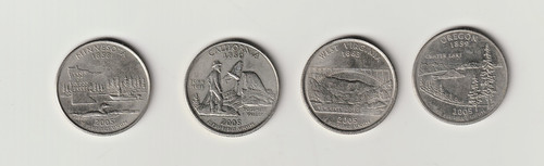 Usa quarti dollaro - quarti, di