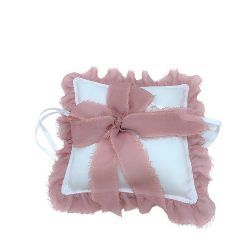 Cuscino portafedi fiocco crepe