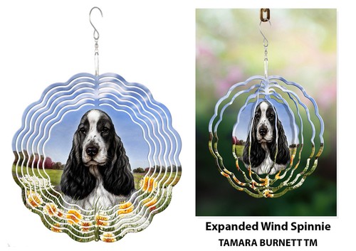 English cocker spaniel - english, wind