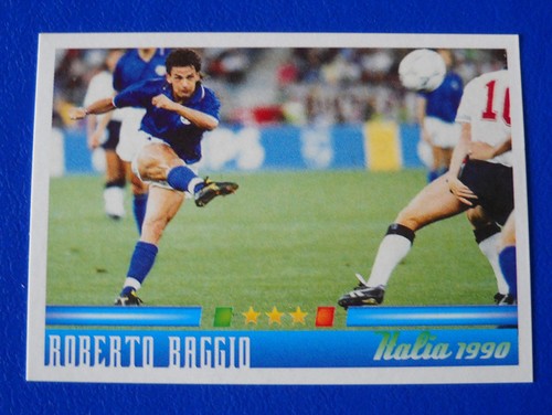 Figurina panini azzurro - figurina,