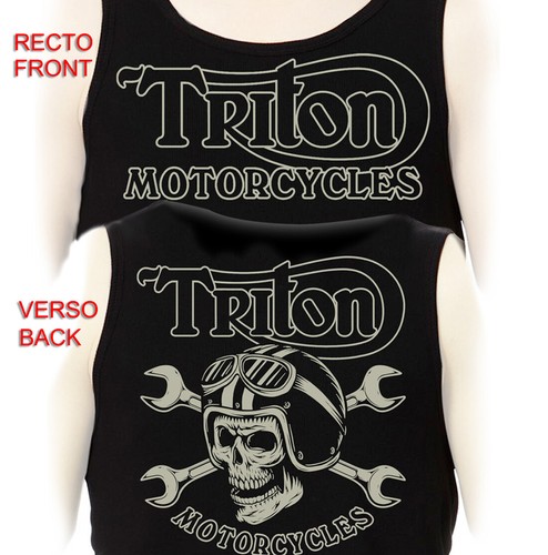 Débardeur triton motorcycles - débardeur,