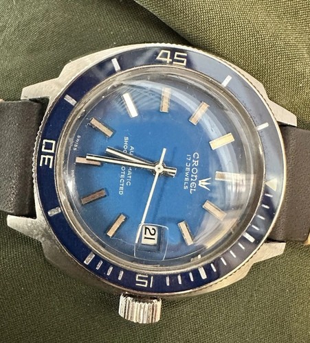Cronel diver vintage watch - diver,