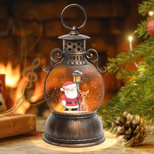Christmas Snow Globes, Santa