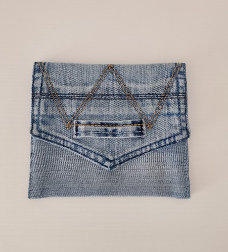 Pochette bustina jeans - pochette,