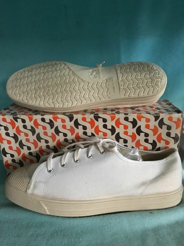 Superga vintage bianche blu - vintage, o