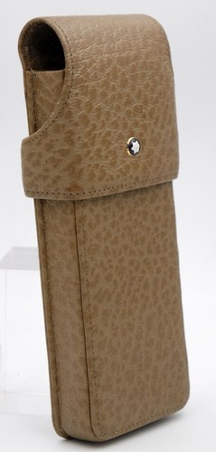 Mont blanc brown pen - mont, pouch