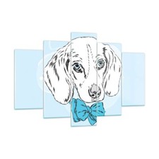 Quadro su Vetro 150x100cm Cane