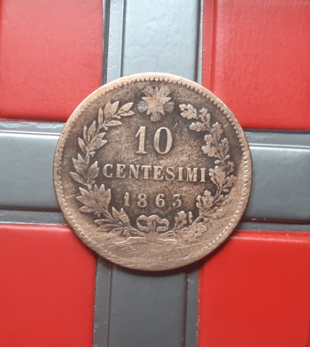 10 centesimi 1863 - (£),