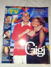 RIVISTA SORRISI E CANZONI TV 2001 N. 31. GIGI D'ALESSIO, SOFIA LOREN. 