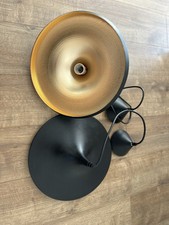 Paralume a sospensione - Rame con finitura esterna nera