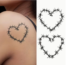 Tatouage temporaire coeurs - 2,