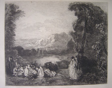 Gravure de L' île enchantée