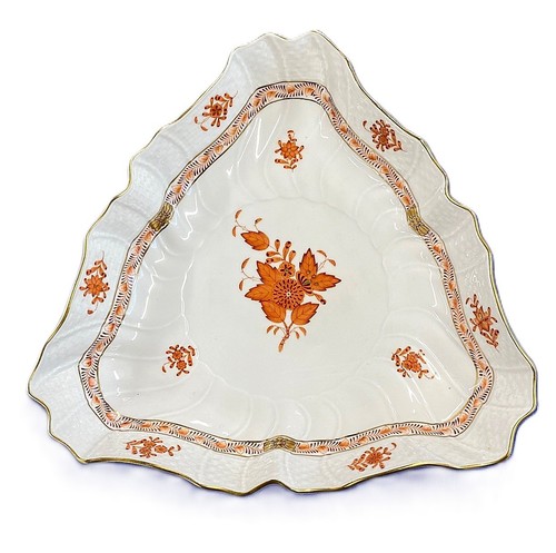 Herend triangle dish - herend,