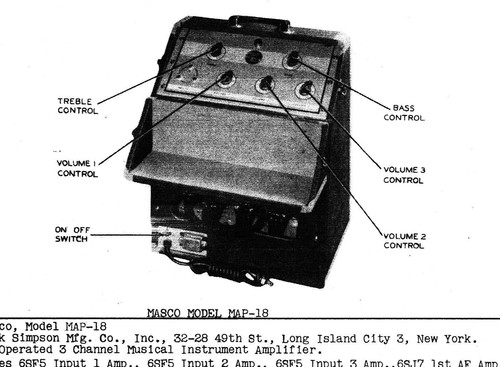 Masco map amplificatore - map-18,
