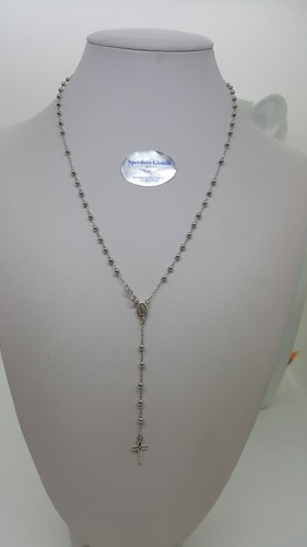 Collana rosario religioso - collana,