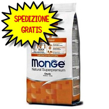 MONGE GATTO CROCCHETTA ADULTO MONOPROTEICO STERILIZZATO ANATRA 10 KG