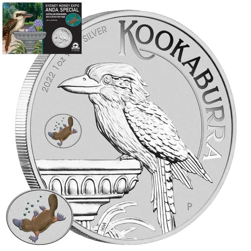 Moneta argento kookaburra coin - moneta,