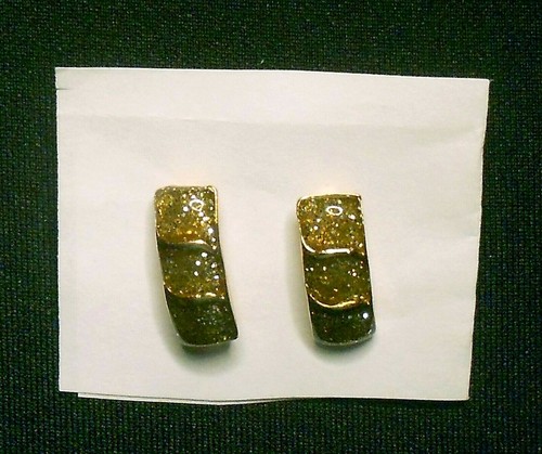 Orecchini vintage rettangolari