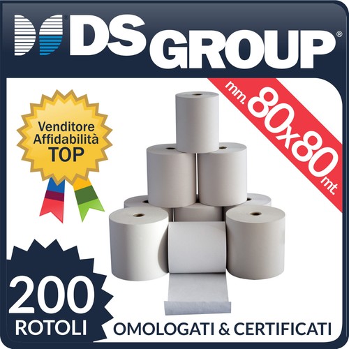 200 rotoli termici - 200, 80x80