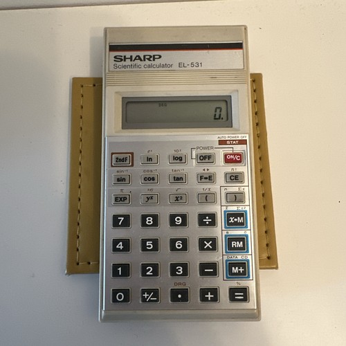 Sharp 531 calcolatrice - sharp,