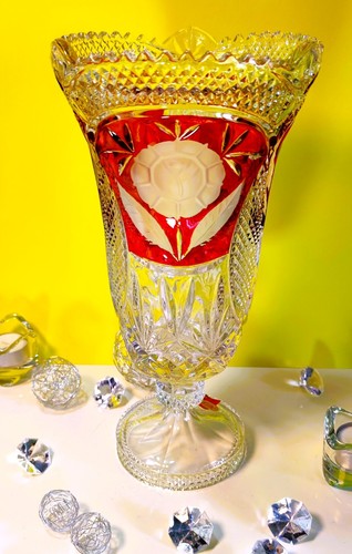 Vaso design cristallo piombo