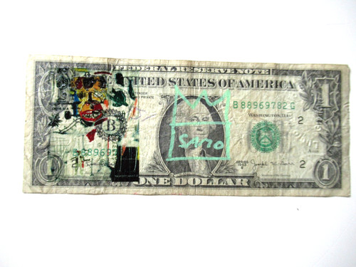 Basquiat banconota da - a),